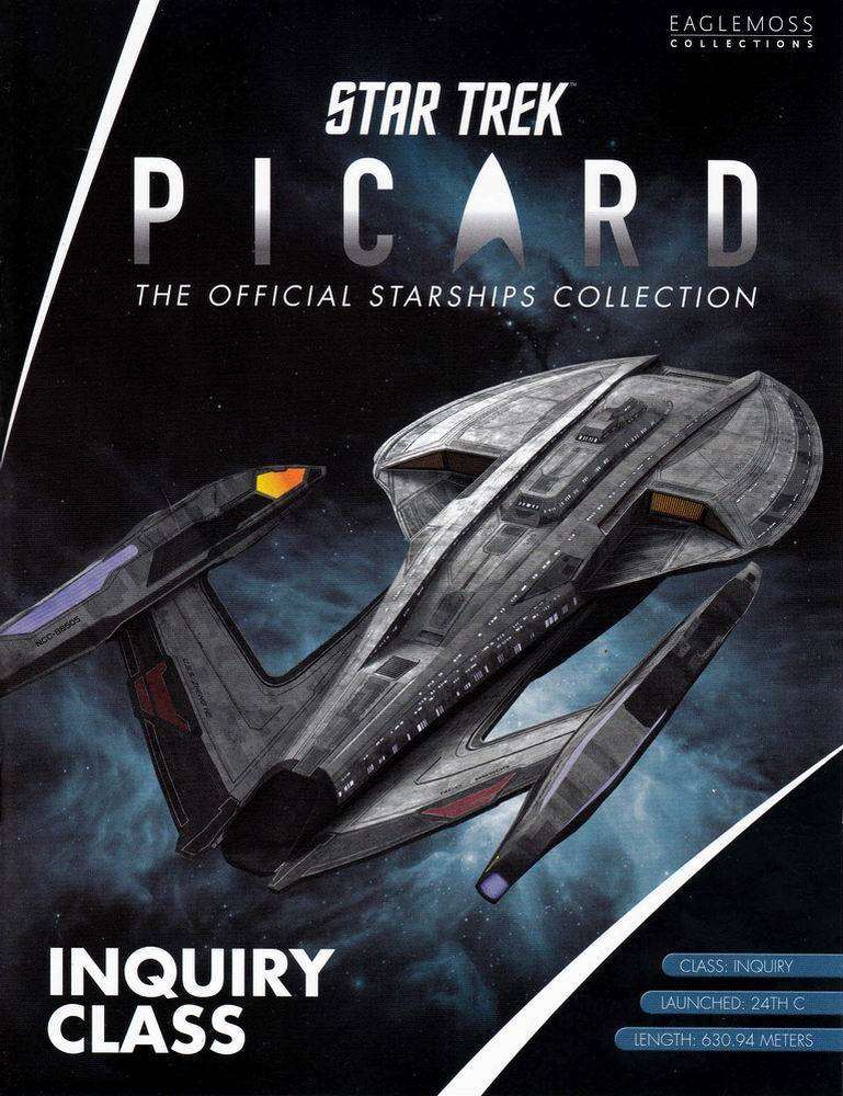 #02 U.S.S. Toussaint NCC-87111 Model Diecast Ship Picard Universe (Eaglemoss / Star Trek)