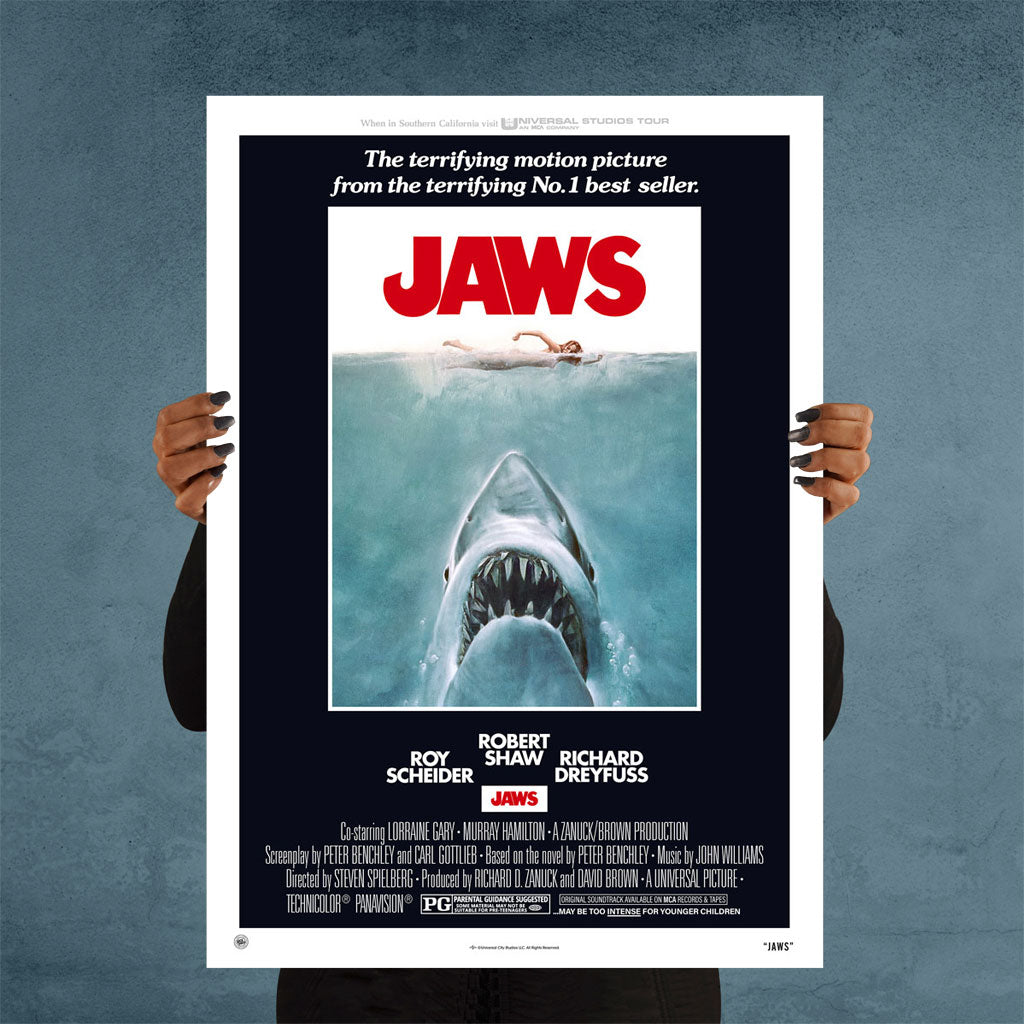 Officially Licensed - Jaws Movie Print