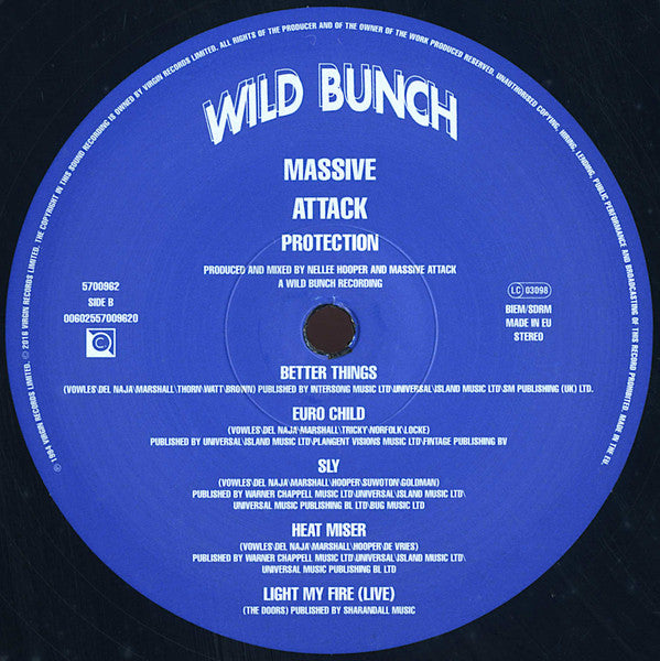 Massive Attack – Protection • 1994 Trip-Hop Album on Vinyl LP
