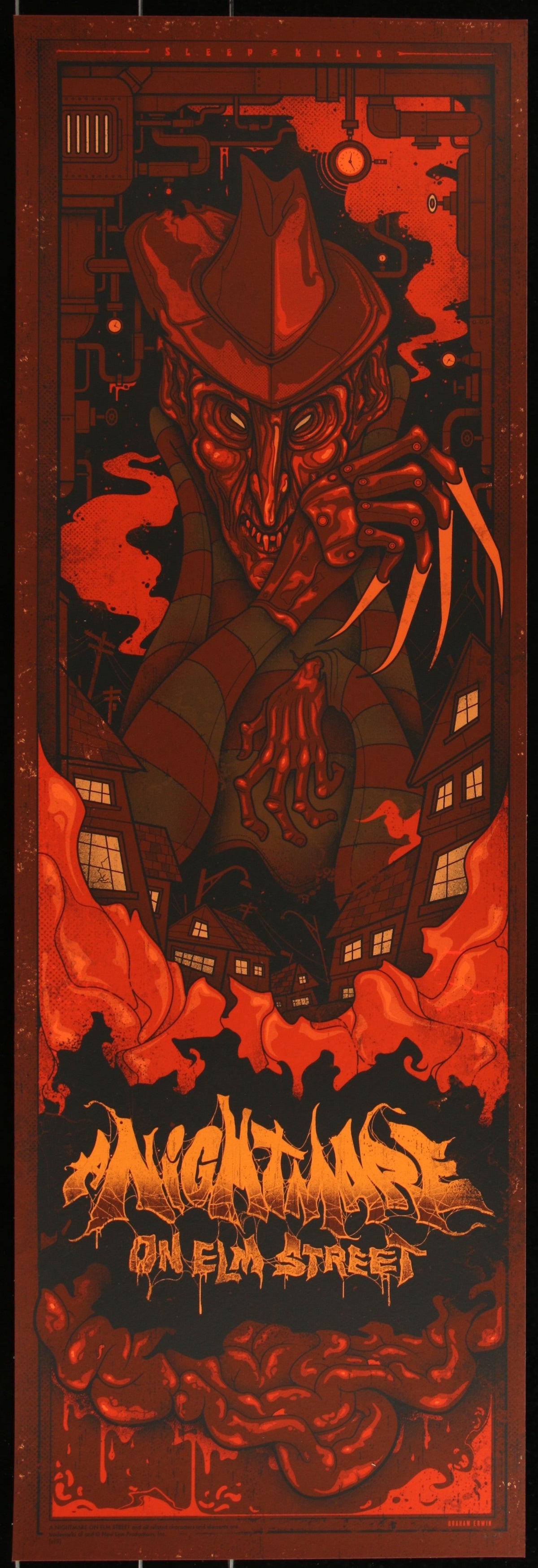 A Nightmare On Elm Street Mondo Art Print 2013 Graham Erwin
