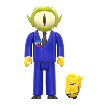 Super7 Reaction - Simpsons Treehouse Of Horror - KANG DOLE 3 3/4 Figure