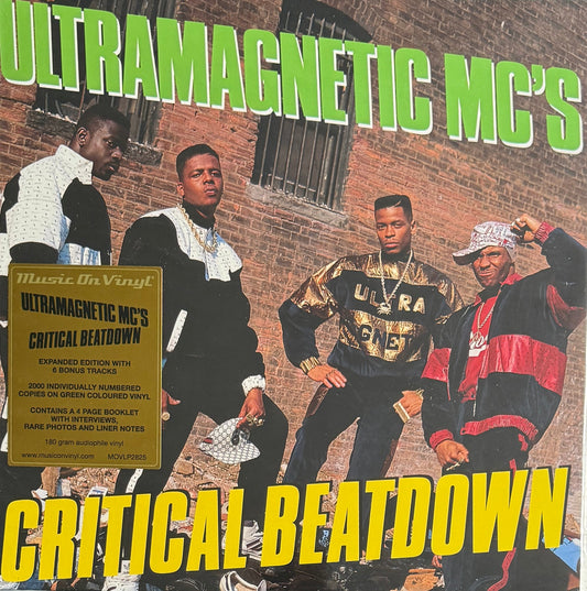 Ultramagnetic MC's – Critical Beatdown (Expanded) – Music On Vinyl – 2024